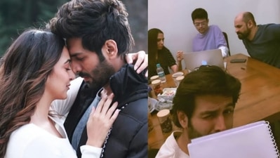 Kartik Aaryan and Kiara Advani star in Satyaprem Ki Katha. Kartik Aaryan and Kiara Advani star in Satyaprem Ki Katha.