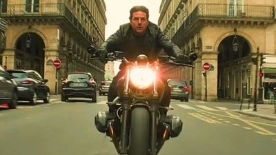 Tom Cruise plays secret agent Ethan Hunt in the Mission Impossible film series.