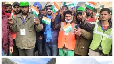 The participants also raised slogans of ‘Vande Matram’ and ‘Bharat Mata ki Jai’, urging citizens to hoist the Tricolour in their homes from August 13 to 15. The participants also raised slogans of ‘Vande Matram’ and ‘Bharat Mata ki Jai’, urging citizens to hoist the Tricolour in their homes from August 13 to 15.