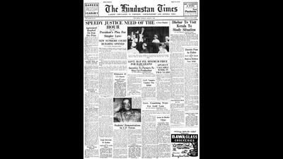 HT This Day: August 5,1958 -- Speedy justice need of the hour HT This Day: August 5,1958 -- Speedy justice need of the hour