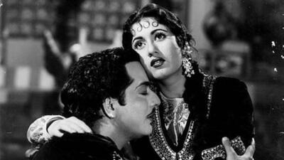 Pradeep Kumar and Madhubala in Shirin Farhad (1956). (HT Photo) Pradeep Kumar and Madhubala in Shirin Farhad (1956). (HT Photo)