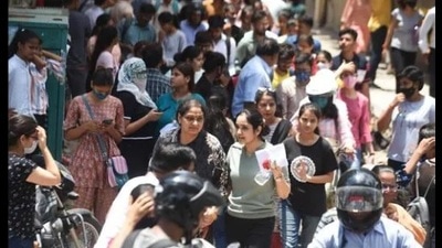 CUET examinees (for representation only) (HT File Photo)