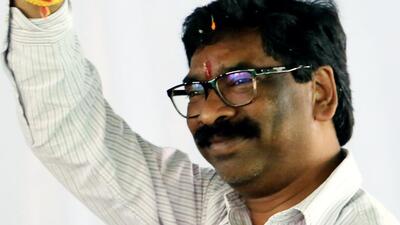 Jharkhand chief minister Hemant Soren. (PTI) Jharkhand chief minister Hemant Soren. (PTI)