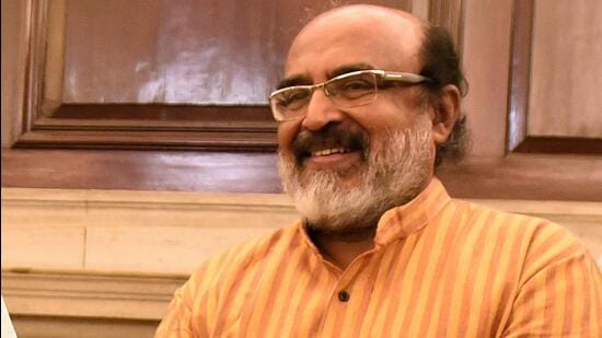 Senior CPI(M) leader Thomas Isaac (Sonu Mehta/HT PHOTO)