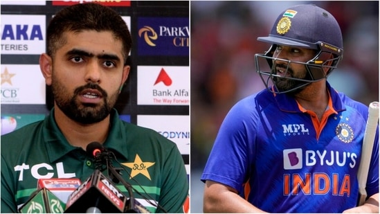 Babar Azam; Rohit Sharma(AP)