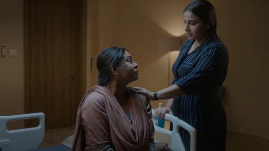 Shefali Shah and Vidya Balan in Jalsa, one of the few films to pass the Bechdel Test.