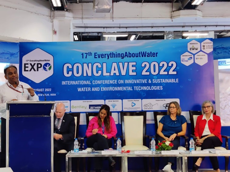 Four high-level water experts from Israel took part in the event. Four high-level water experts from Israel took part in the event.
