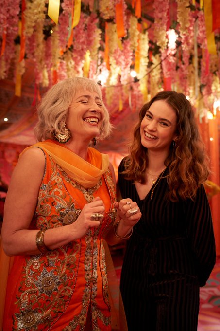 Emma Thompson and Lily James star in Shekhar Kapur's upcoming romantic comedy, What’s Love Got To Do With It?