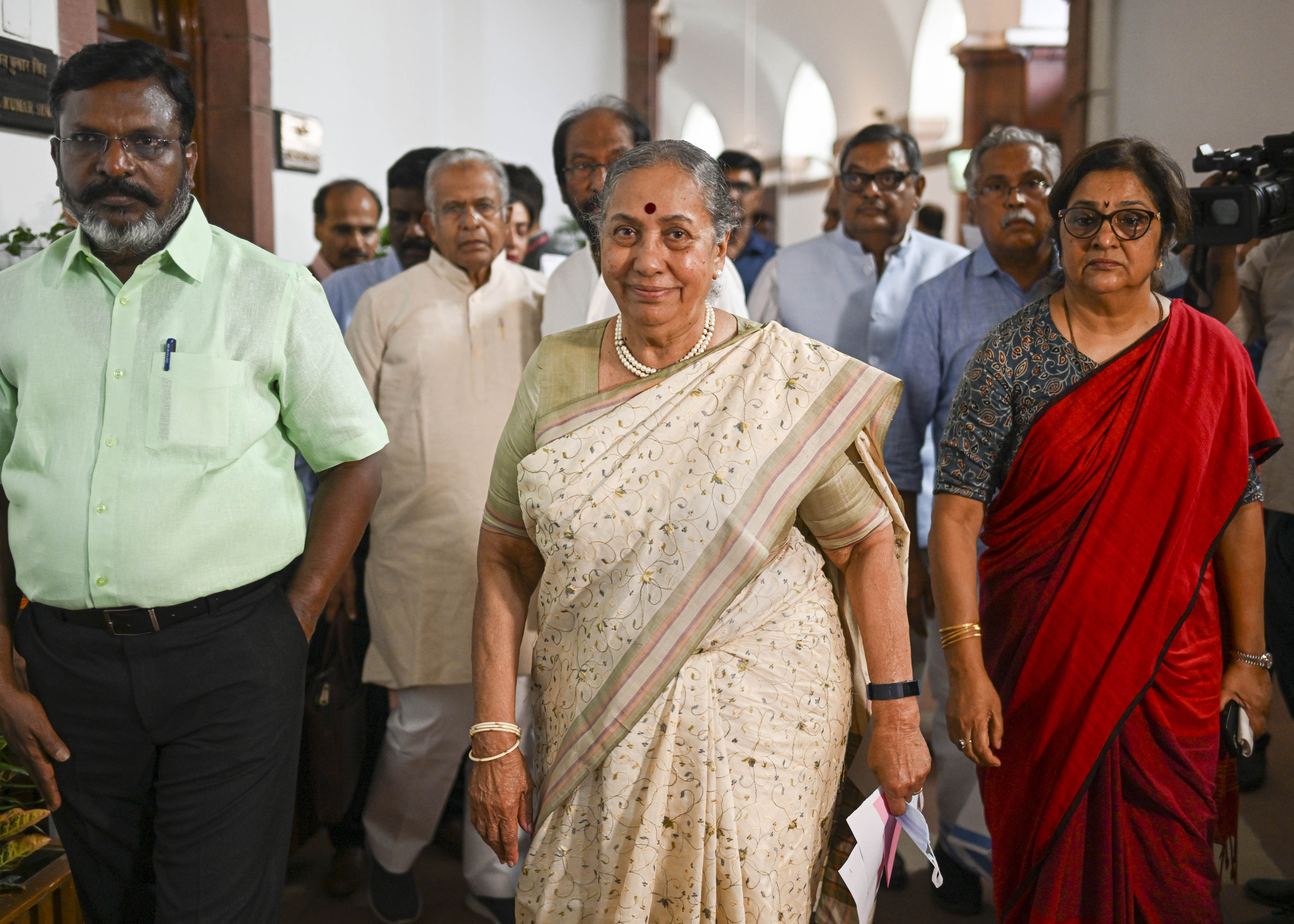 Opposition parties' vice presidential candidate Margaret Alva. (PTI file ) Opposition parties' vice presidential candidate Margaret Alva. (PTI file )
