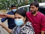 Arpita Mukherjee, accused in an alleged teacher recruiting scam.(ANI file) Arpita Mukherjee, accused in an alleged teacher recruiting scam.(ANI file)