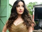 Nora Fatehi and Madhuri Dixit turned heads as they arrived for Jhalak Dikhhla Jaa 10 shoot in Mumbai.