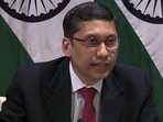 File photo of ministry of external affairs spokesperson Arindam Bagchi. File photo of ministry of external affairs spokesperson Arindam Bagchi.