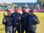 Indian Lawn Bowls men's fours team(Twitter/SAI Media)