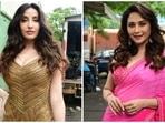 Nora Fatehi and Madhuri Dixit slay the glam game in two gorgeous ensembles for shoot in Mumbai Nora Fatehi and Madhuri Dixit slay the glam game in two gorgeous ensembles for shoot in Mumbai 
