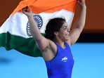 Sakshi Malik of India won the country's 22nd medal at CWG 2022.&nbsp;(Getty)