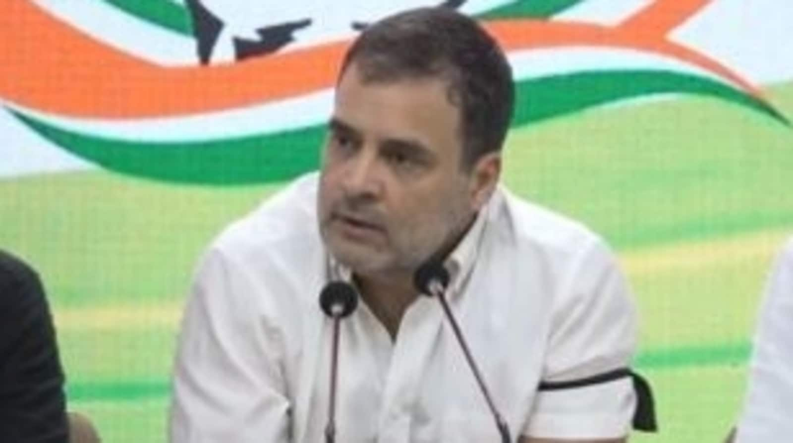 ‘India seeing death of democracy’: Rahul Gandhi as Congress protests inflation