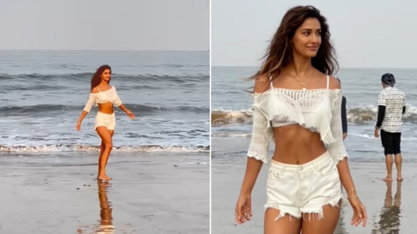 1600px x 899px - Disha Patani shares her video from beach day, fans say 'gorgeous'. Watch |  Bollywood - Hindustan Times