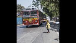 The bus services will be particularly operated during the office peak hours (Pratik Chorge/HT Photo)