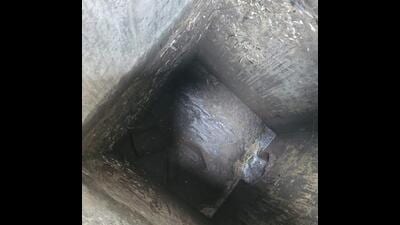 During a PPCB inspection, it was found that the untreated waste was entering the well through surface run-off when it rained, as hazardous and solid waste was not being handled properly.