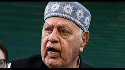 The NC said that its president Farooq Abdullah was placed under house arrested hours after chairing a meeting at the party headquarters on the third anniversary of the revocation of Article 370. (HT PHOTO) The NC said that its president Farooq Abdullah was placed under house arrested hours after chairing a meeting at the party headquarters on the third anniversary of the revocation of Article 370. (HT PHOTO)