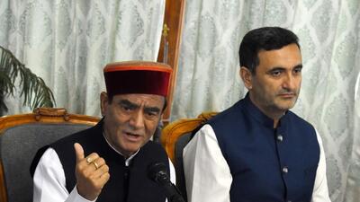 Balnahata, a former MLA from Rohru, said the protest organised at Shimla was politically motivated and an attempt to mislead the public. (Deepak Sansta /HT)