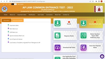 AP LAWCET Results 2022 declared at cets.apsche.ap.gov.in, direct link here AP LAWCET Results 2022 declared at cets.apsche.ap.gov.in, direct link here