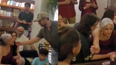 Aamir Khan, Ira Khan and Azad Rao Khan celebrated the birthday of Nikhat Hegde. Aamir Khan, Ira Khan and Azad Rao Khan celebrated the birthday of Nikhat Hegde.