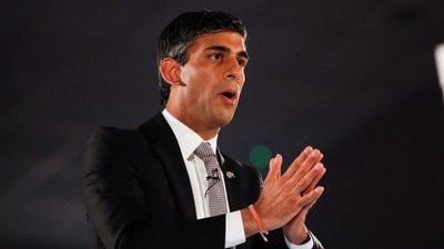 Rishi Sunak, former UK chancellor of the exchequer. (REUTERS)