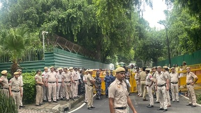Delhi Police has tightened security ahead of the Congress's anti-inflation protest. ((INC/ Twitter) ) Delhi Police has tightened security ahead of the Congress's anti-inflation protest. ((INC/ Twitter) )