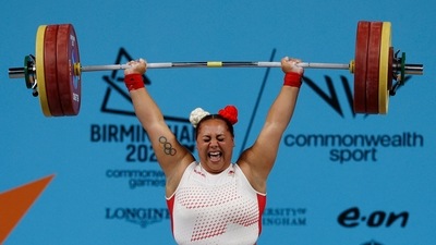 Emily Campbell in action at the Commonwealth Games 2022. (REUTERS)