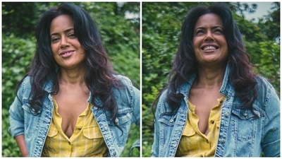 Sameera Reddy drops beautiful pics featuring her 'cellulite and curves', pens note on self-love: 'I love my body' (Instagram) Sameera Reddy drops beautiful pics featuring her 'cellulite and curves', pens note on self-love: 'I love my body' (Instagram)