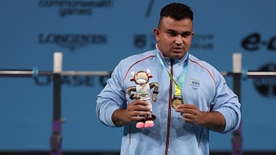 Gold medalist Sudhir of India. (Getty) Gold medalist Sudhir of India. (Getty)