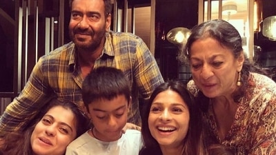 Ajay Devgn is as close to Kajol's family as she is close to his family. He joined Kajol, mother-in-law Tanuja to celebrate sister-in-law Tanishaa Mukerji's birthday with a cake-cutting ceremony this year. Tanishaa once said Ajay being the senior, doesn't give any tips on acting, instead, she talks and he listens. Ajay Devgn is as close to Kajol's family as she is close to his family. He joined Kajol, mother-in-law Tanuja to celebrate sister-in-law Tanishaa Mukerji's birthday with a cake-cutting ceremony this year. Tanishaa once said Ajay being the senior, doesn't give any tips on acting, instead, she talks and he listens. 