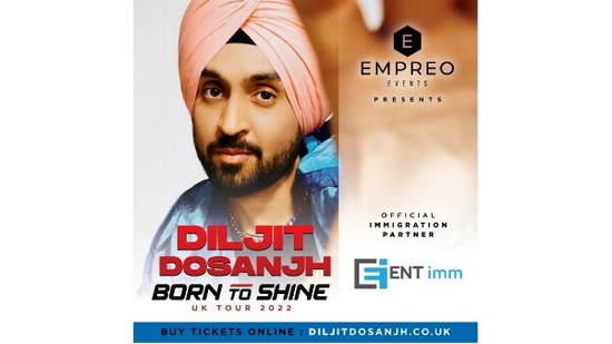 Diljit Dosanjh is set to reveal his largest production yet on his 2022 ‘Born to Shine World Tour’.