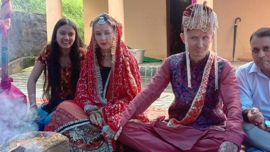 The man of Russian origin and his Ukrainian girlfriend had been living in the village of Dharamkot, known as the Tel Aviv of Himachal, for a year.  (HT PHOTO)