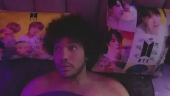 Benny Blanco as a BTS fan in Bad Decisions.