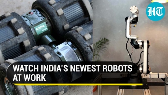WATCH INDIA'S NEWEST ROBOTS AT WORK