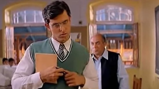 Hrithik Roshan and Mithilesh Chaturvedi in Koi Mil Gaya.