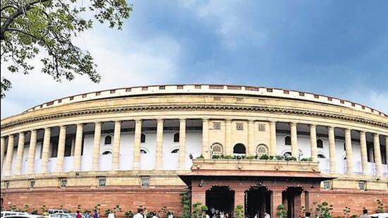 The government had prepared a list of 24 bills for passage for the monsoon session of Parliament, 14 pending from previous sessions (HT File Photo)