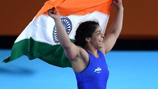 Sakshi Malik Wins Maiden Cwg Gold Indias 3rd Medal In Wrestling At