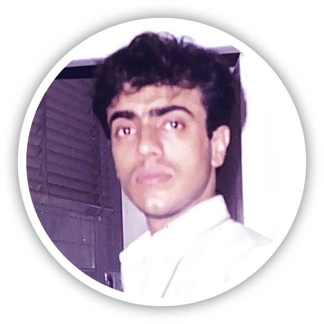 Rajit when he was 18 years old