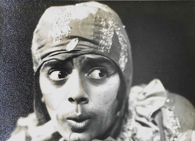 Playing Puck in Shakespeare’s play, A Midsummer Night’s Dream, when he was 16