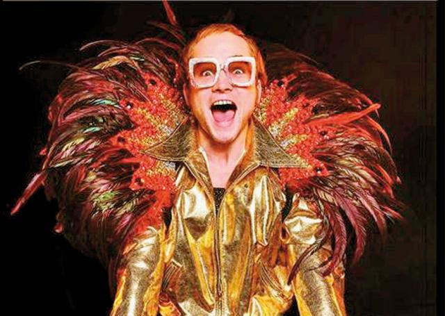 Taran Egerton as Elton John in the biopic Rocketman Taran Egerton as Elton John in the biopic Rocketman