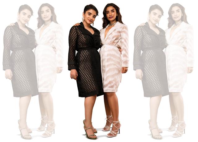Sisters Parnalekha (left) and Patralekha Paul always have each other’s backs; On both:Outfits by Malushree Ruia; Jewellery by Bling Sutra; Shoes by Zara (Tushar Bhardwaj) Sisters Parnalekha (left) and Patralekha Paul always have each other’s backs; On both:Outfits by Malushree Ruia; Jewellery by Bling Sutra; Shoes by Zara (Tushar Bhardwaj)