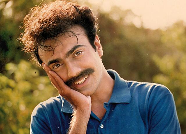 Sporting a moustache for the series Kshitij Ye Nahi
