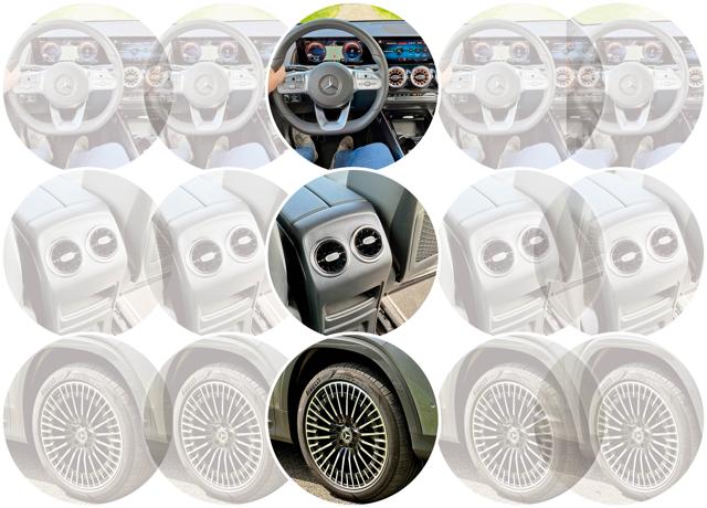 Mercedes has stuck to tactile buttons on the steering wheel, proving that the car may be new but it still retains that classic style Mercedes has stuck to tactile buttons on the steering wheel, proving that the car may be new but it still retains that classic style
