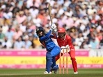 IND W vs ENG W: Jemimah Rodrigues plays a shot during Commonwealth Games 2022 semi-final.(ICC Twitter)