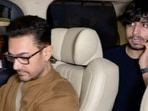 Aamir Khan with son Junaid Khan, Atul Kulkarni, Makarand Deshpande and Shekhar Suman at Laal Singh Chaddha screening. (Varinder Chawla) Aamir Khan with son Junaid Khan, Atul Kulkarni, Makarand Deshpande and Shekhar Suman at Laal Singh Chaddha screening. (Varinder Chawla)