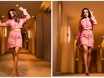 Malaika Arora's strong fashion game has grabbed a lot of eyeballs. The diva has managed to slay all the outfits that she dons effortlessly. Even when she steps out in comfy casual wear, she makes heads turn. Recently, she flaunted her playful side in a bubblegum pink co-ord set.