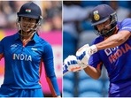 Smriti Mandhana and Rohit Sharma(AP)